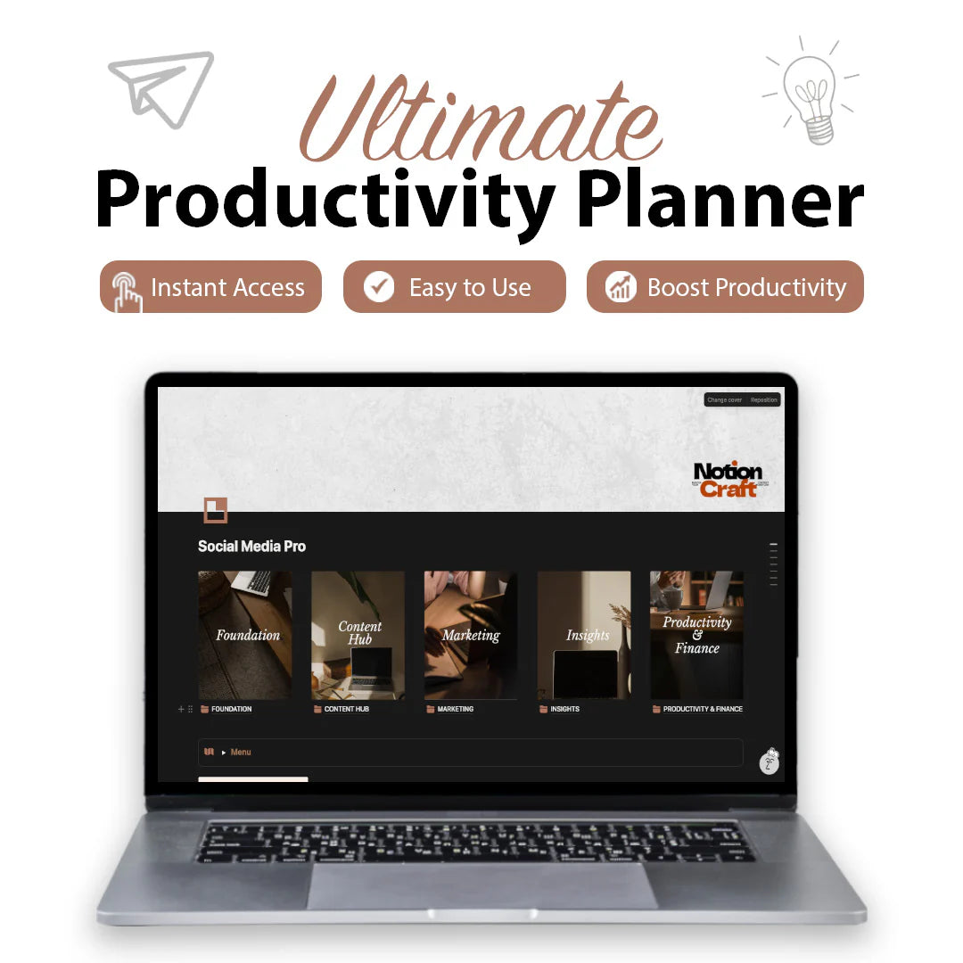 Organize. Plan. Create. Unstoppable.